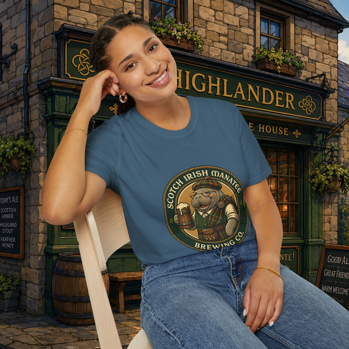 Scotch-Irish Manatee Brewing Company T-Shirt