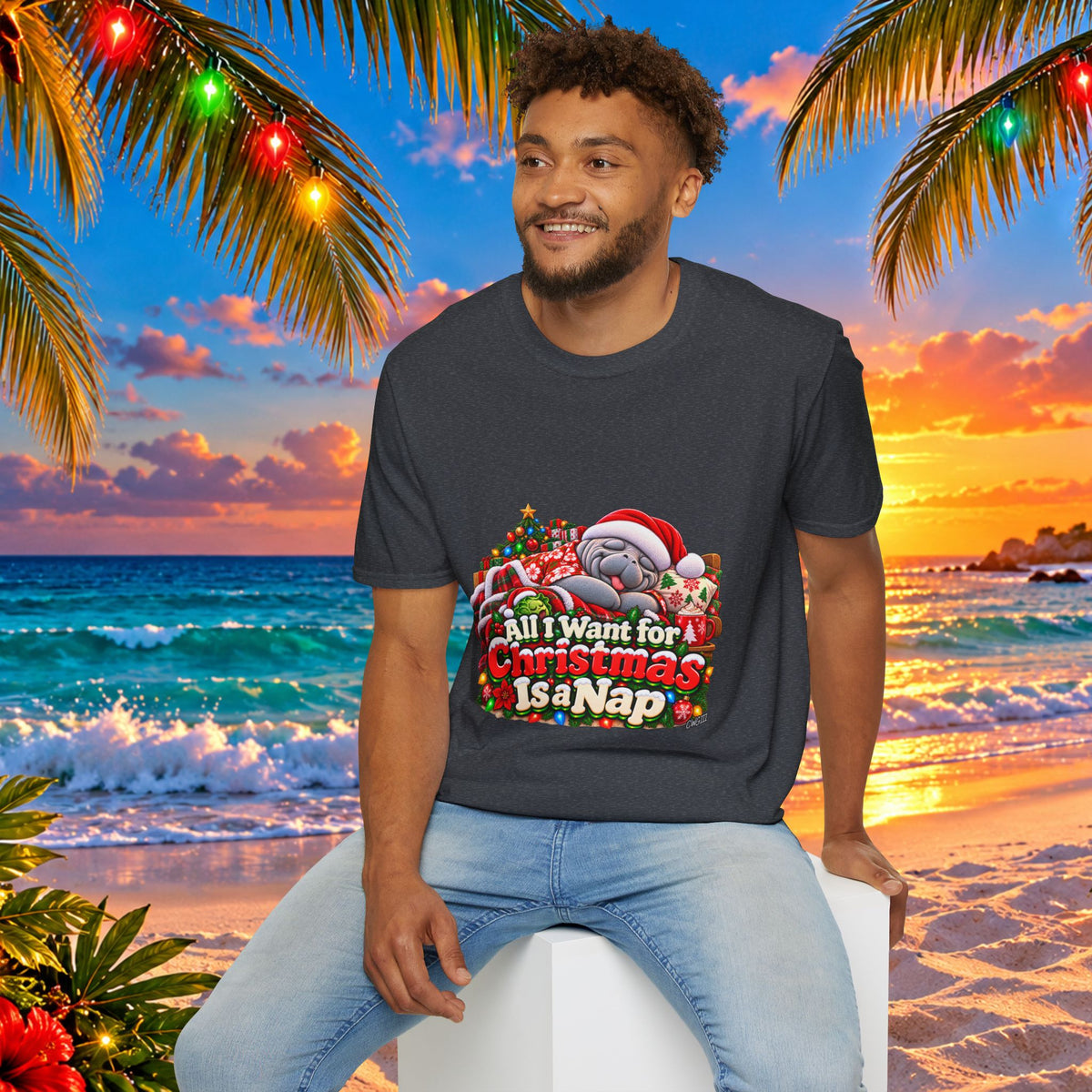 All I Want for Christmas Is a Nap Christmas T-Shirt