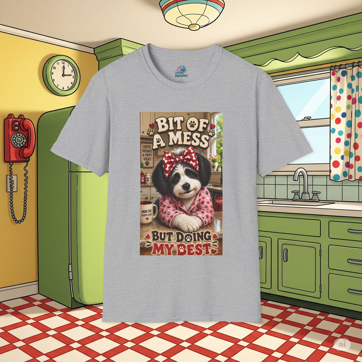 Bit of a Mess But Doing My Best Dog T-Shirt