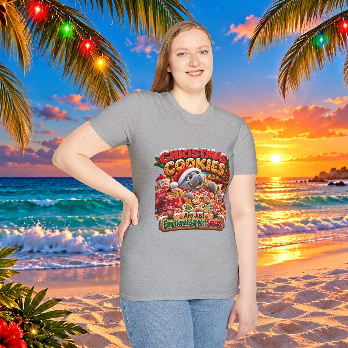Christmas Cookies Emotional Support Snacks T-Shirt
