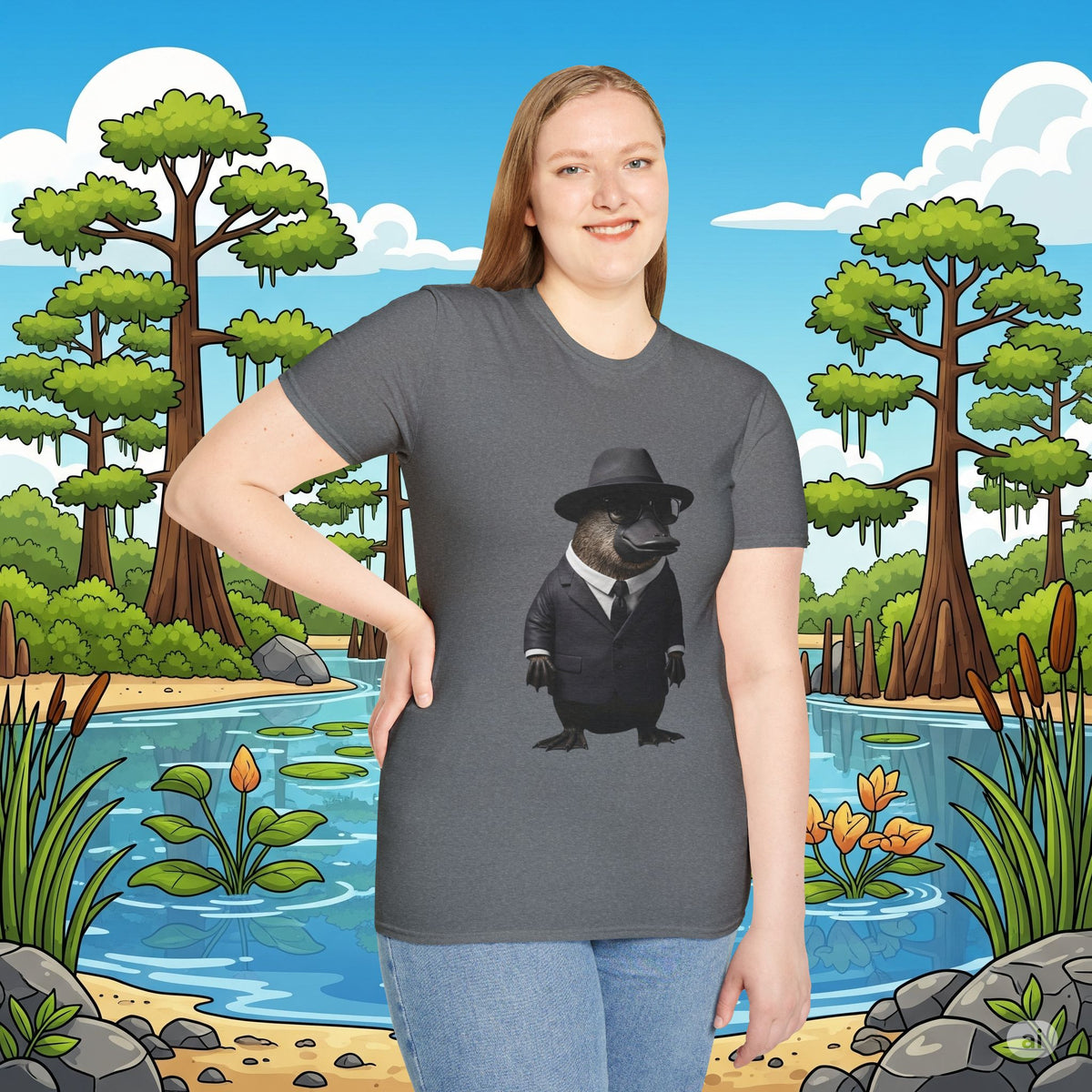 Classy Platypus Softstyle T-Shirt